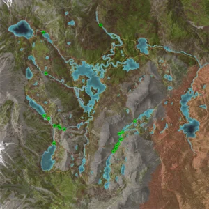 Rainbow Trout Hotspots Map