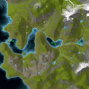 Speilfinne Locations Map
