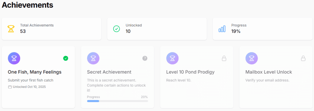 The Angler Hub - Achievements Tracker
