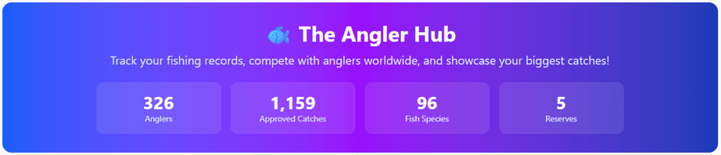 The Angler Hub Header