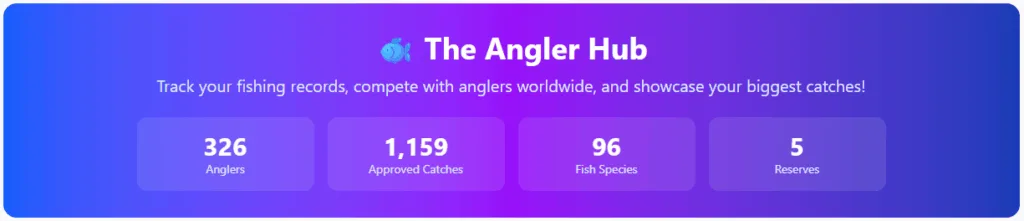 The Angler Hub Header