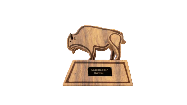 American Bison Figure in Call of the Wild: The Angler