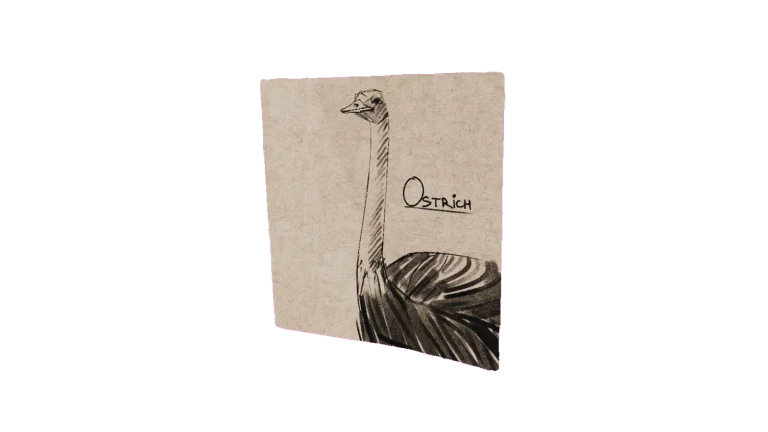 Ostrich in Call of the Wild: The Angler