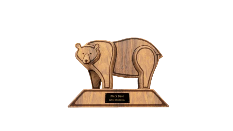 Black Bear Figure in Call of the Wild: The Angler