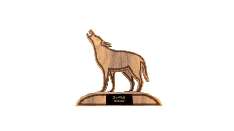Gray Wolf Figure in Call of the Wild: The Angler