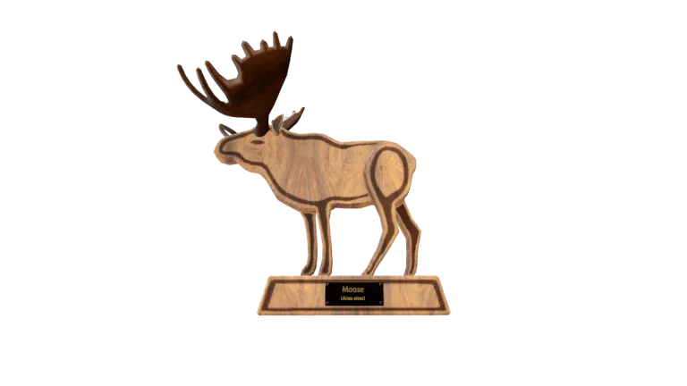 Moose Figure in Call of the Wild: The Angler