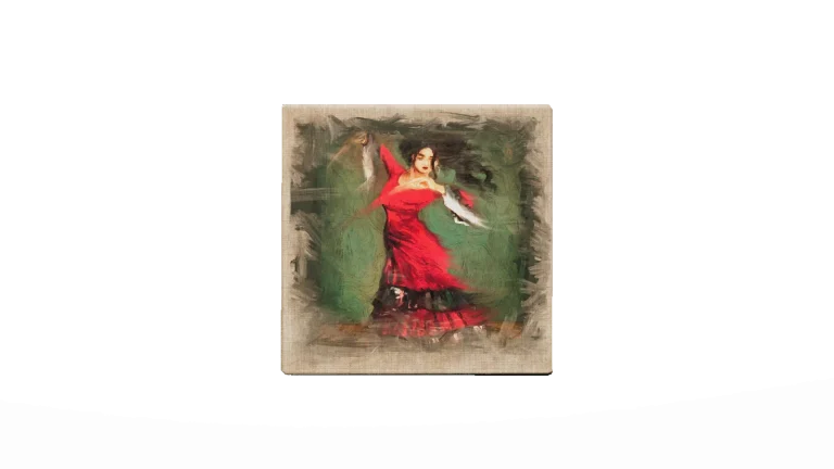Collectible Painting 7 – Flamenco Dress in Call of the Wild: The Angler