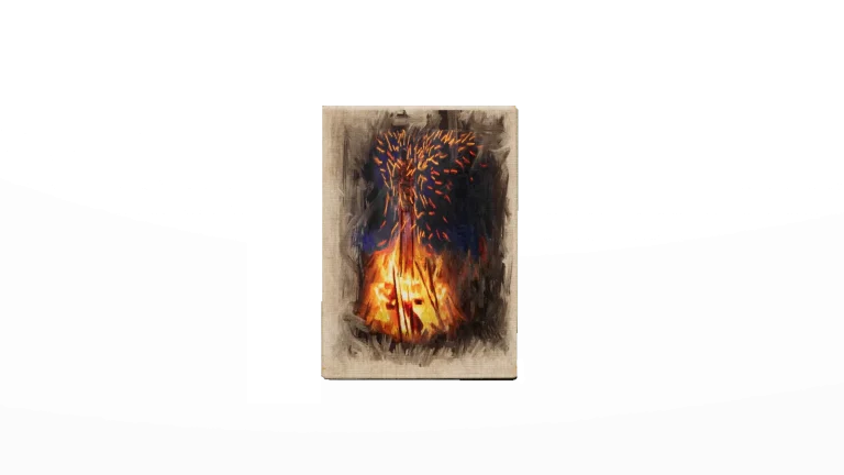 Collectible Painting 20 – Júas in Call of the Wild: The Angler