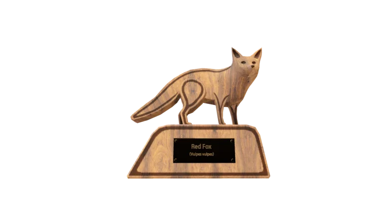 Red Fox Figure in Call of the Wild: The Angler